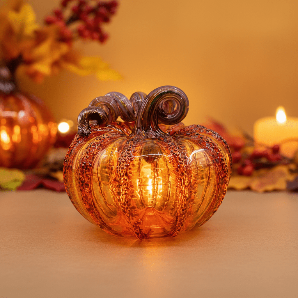 October Breeze Squat Pumpkin Inspo Luke Adams Glass Blowing Studio 