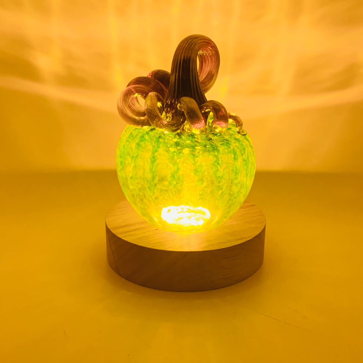 Cordless Wooden Lighted Base