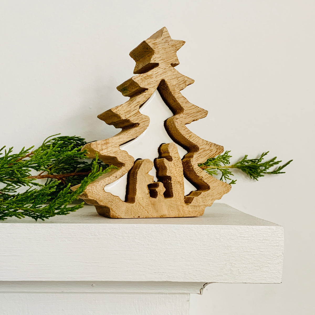 Wooden Forest Nativity