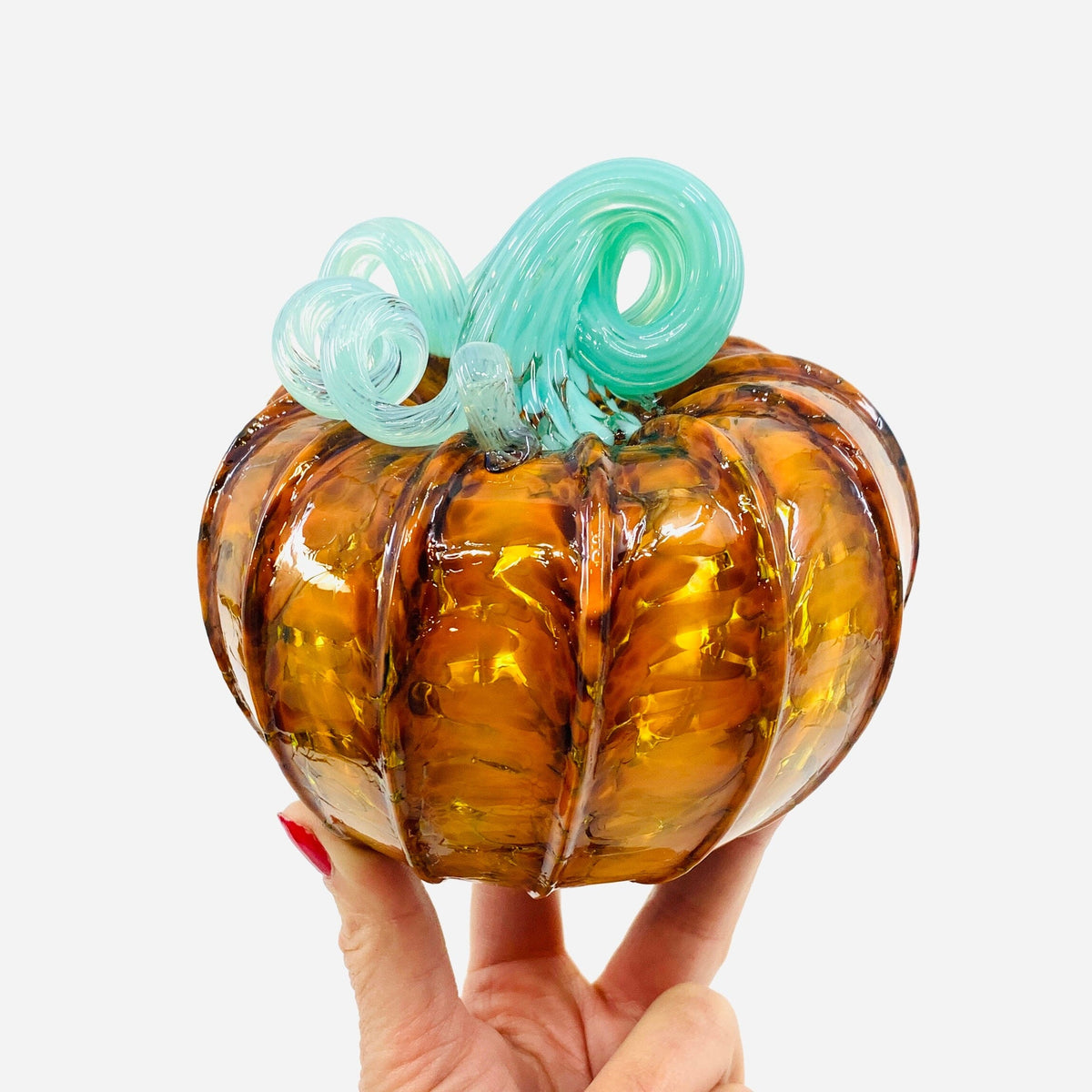 Daily Pumpkin 2530 Squat Gabby Luke Adams Glass Blowing Studio 