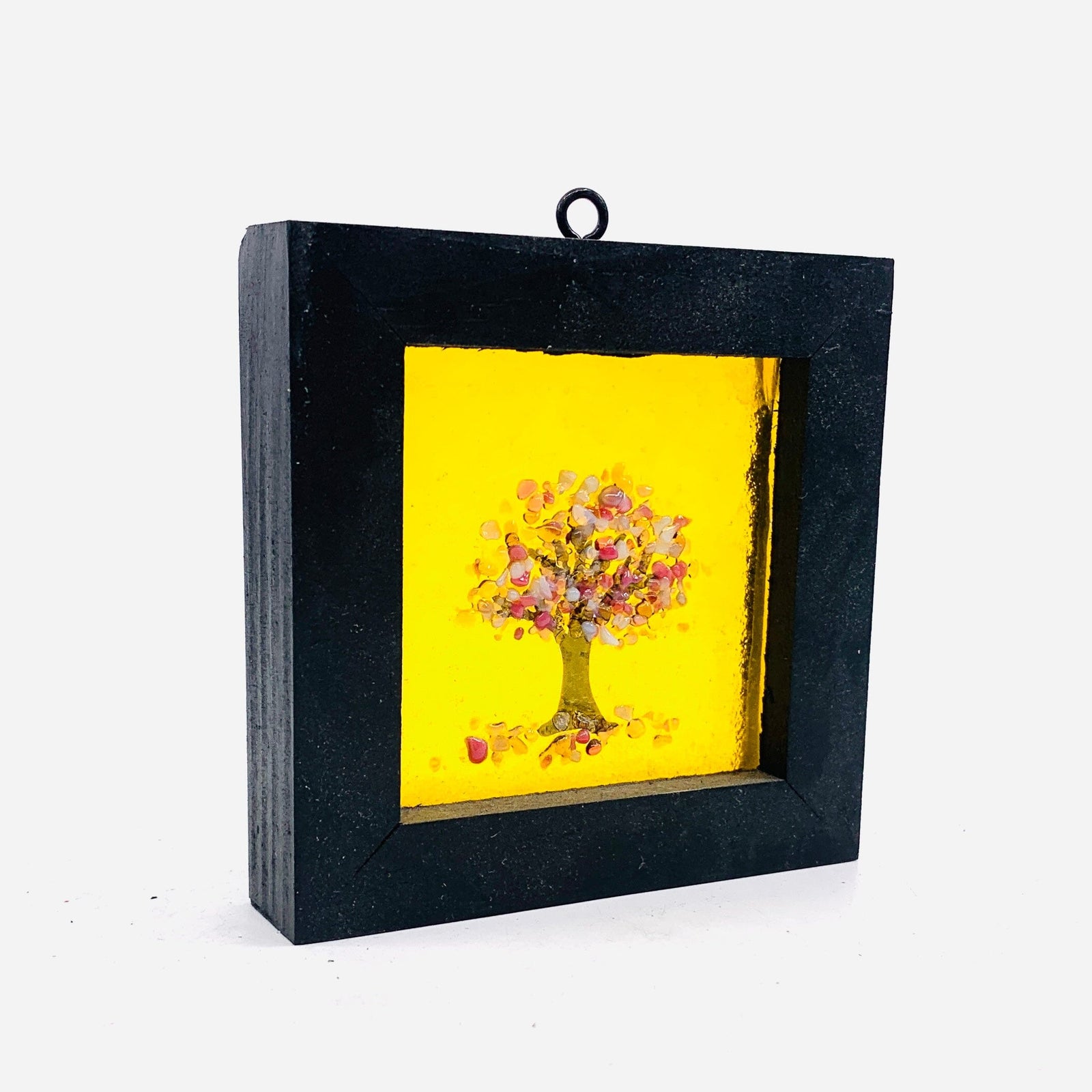 Fused Glass Tree of Life Shadow Box 53 Decor Glimmer Glass Gifts 
