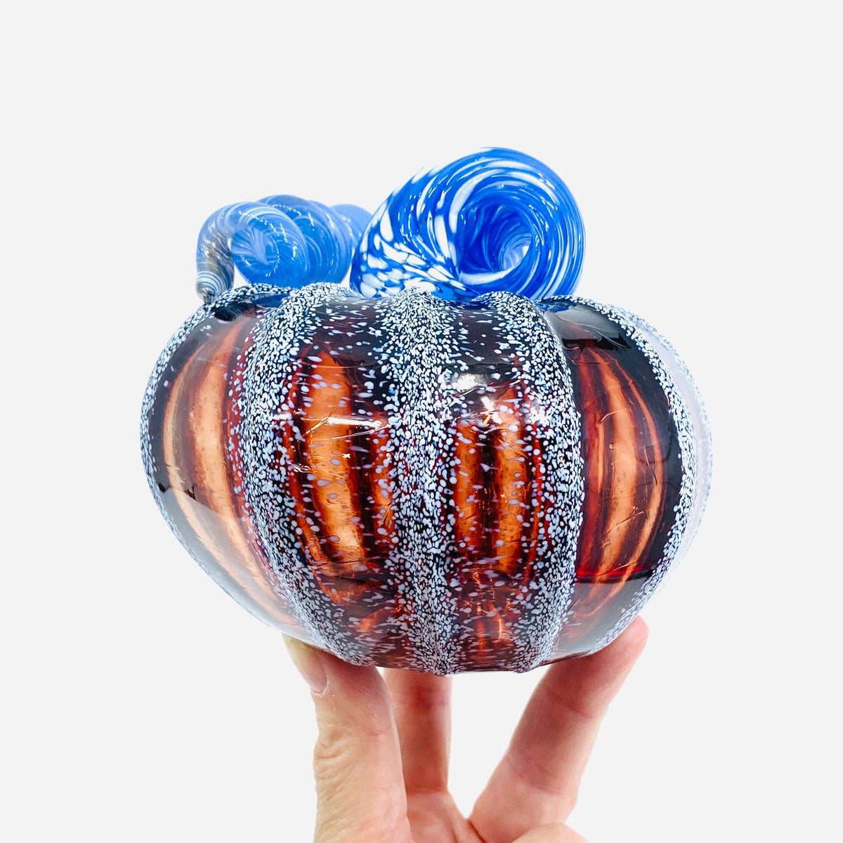 Daily Pumpkin 1557 Oops Squat Gabby Luke Adams Glass Blowing Studio 
