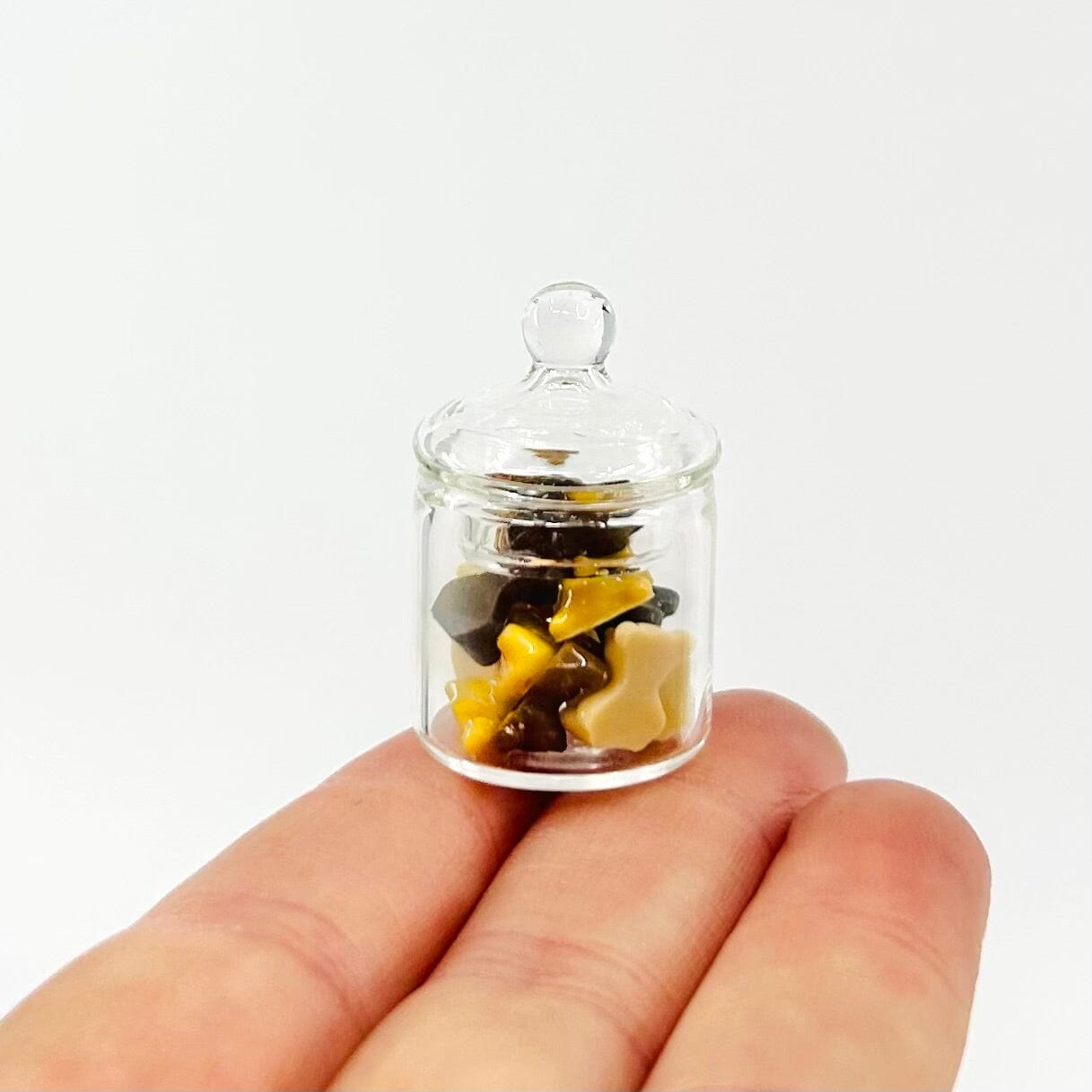 Tiniest Jar of Chocolate Bears Miniature - 