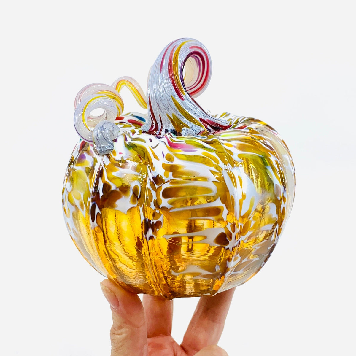 Daily Pumpkin 1619 Cupcake Squat Gabby Luke Adams Glass Blowing Studio 