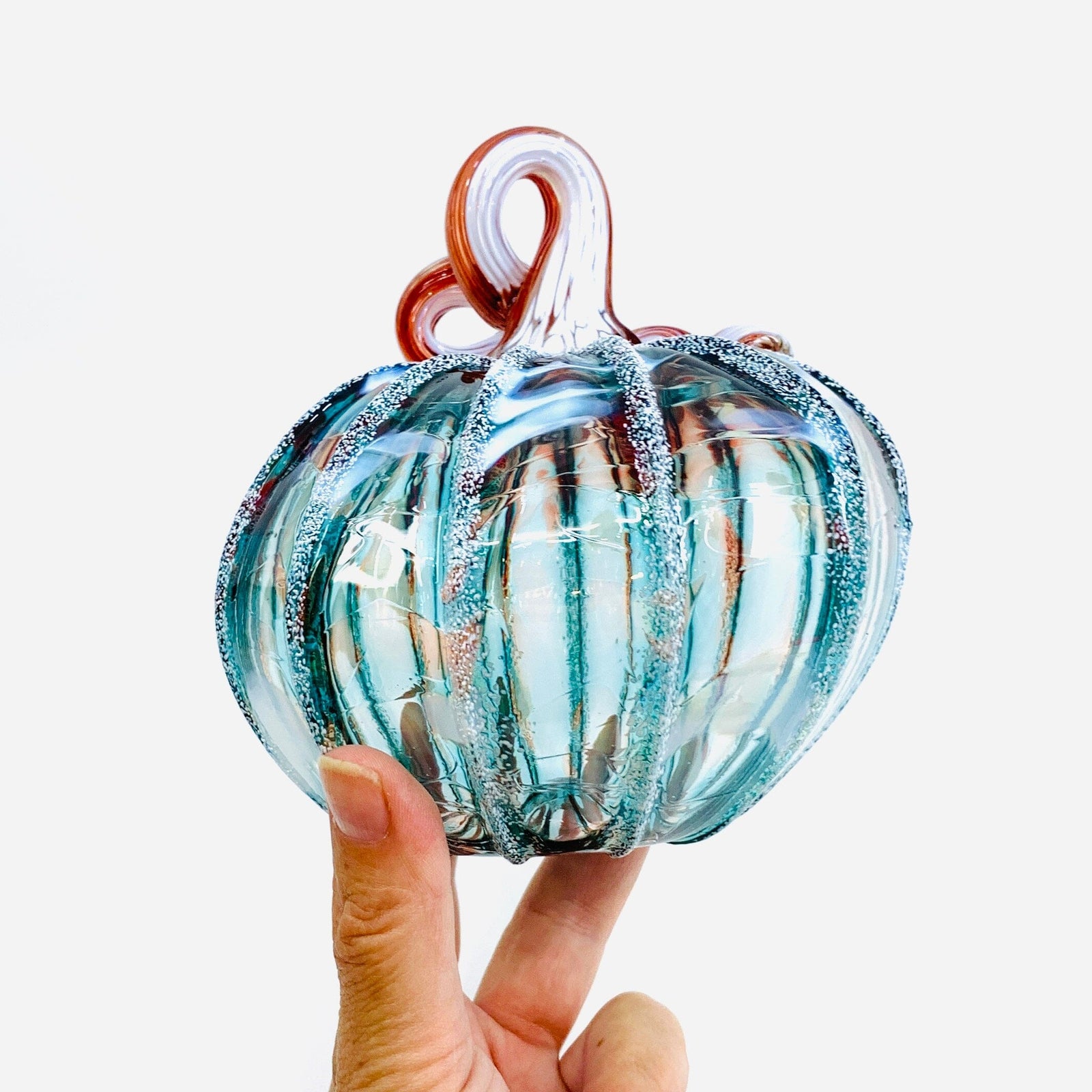 Daily Pumpkin 2795 Oops Squat Gabby Luke Adams Glass Blowing Studio 