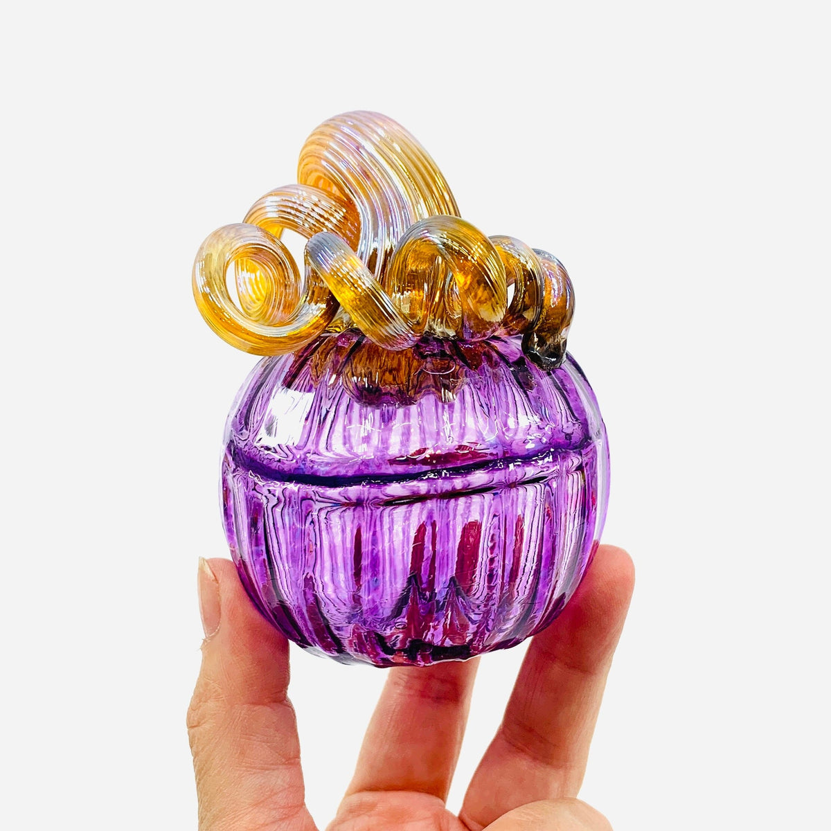 Daily Pumpkin 3432 Oops Mini Gabby Luke Adams Glass Blowing Studio 