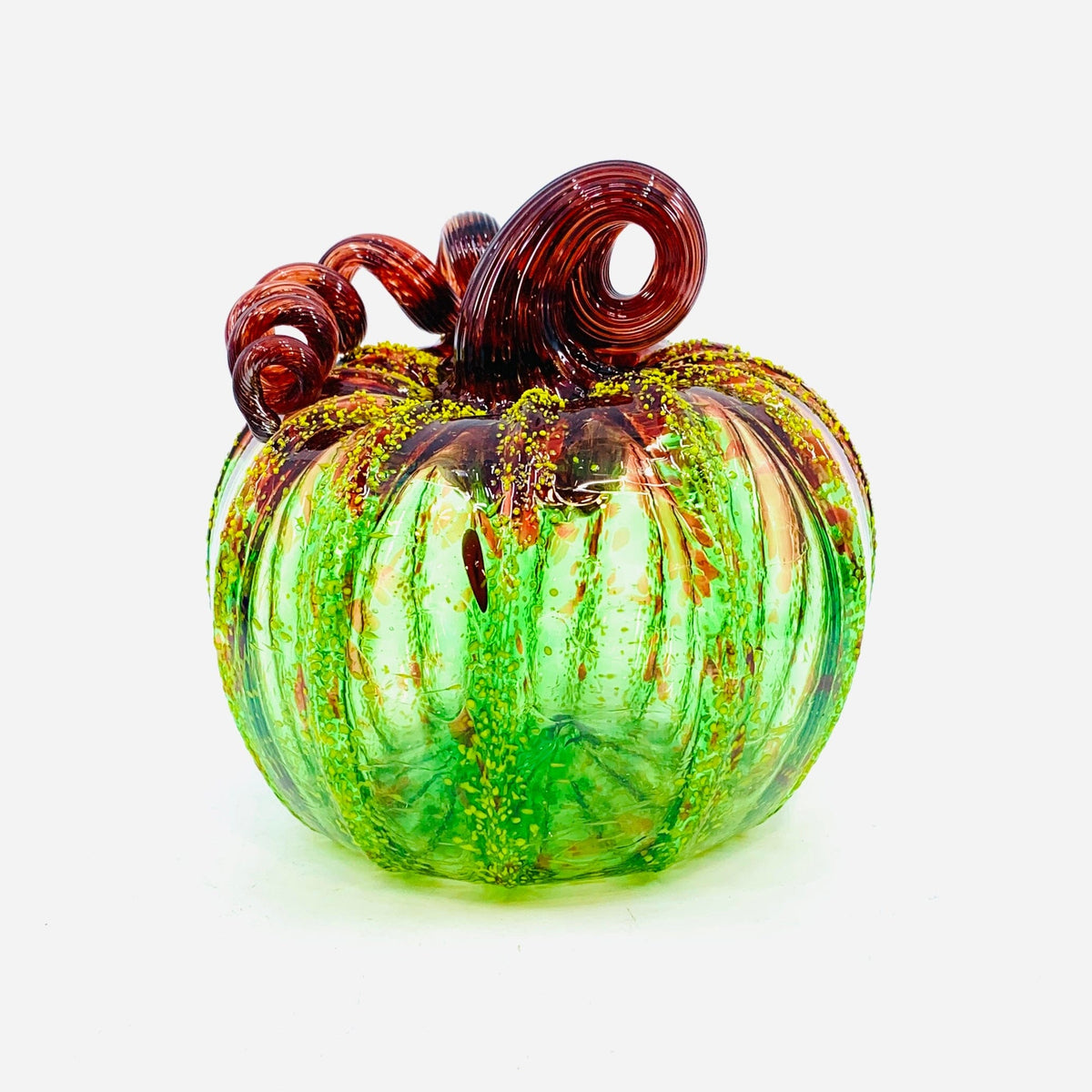 Daily Pumpkin 3117 Fall Squat Gabby Luke Adams Glass Blowing Studio 