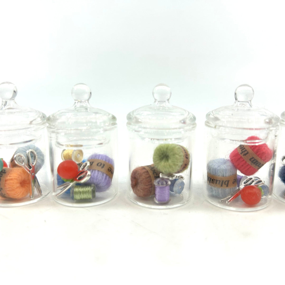 Tiniest Sewing Jar Miniature Alex 
