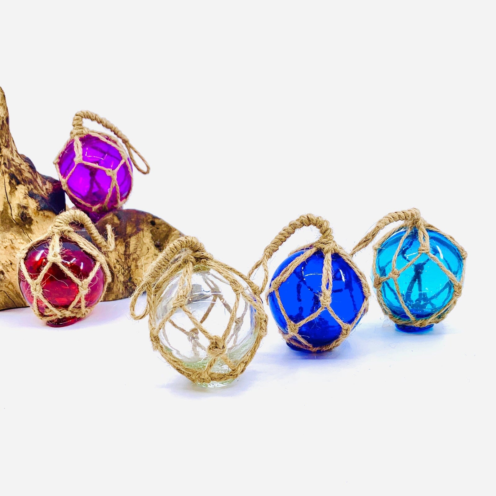 Macramé Glass Ball Ornament, Clear C&F Enterprises 