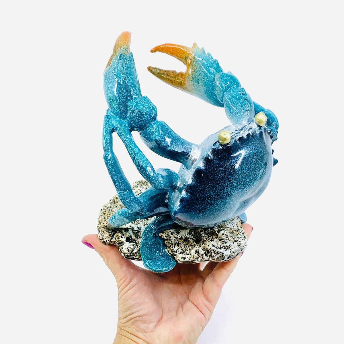 Blue Crab Wine Bottle Holder Chesapeake Bay 