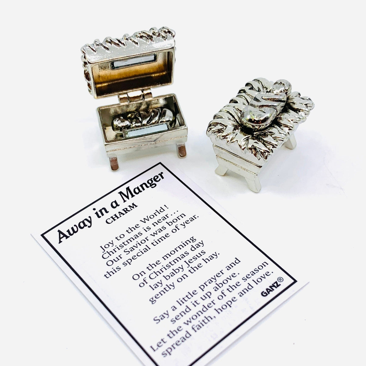 Away in a Manger Charm - PT 119 GANZ 