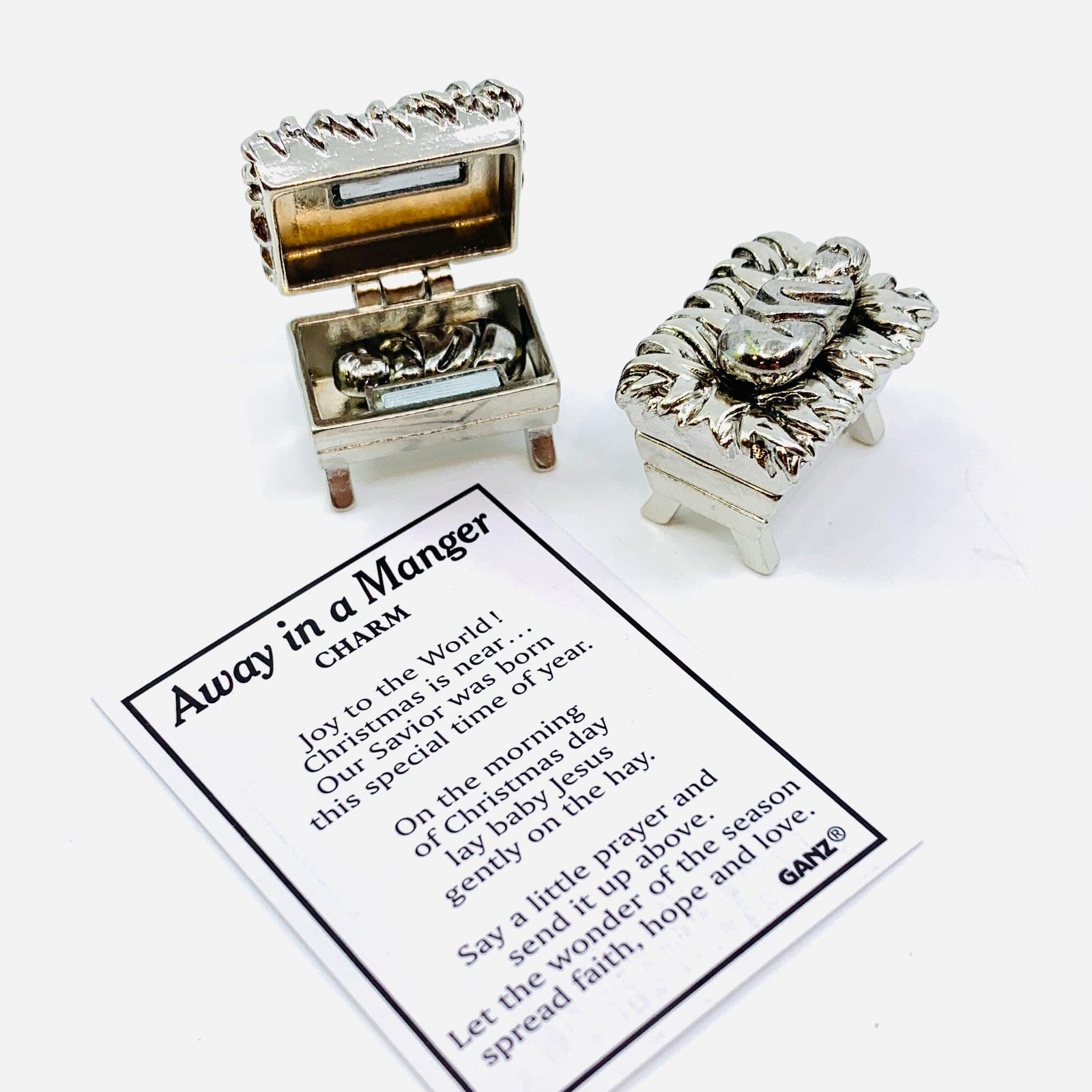 Away in a Manger Charm - PT 119 GANZ 