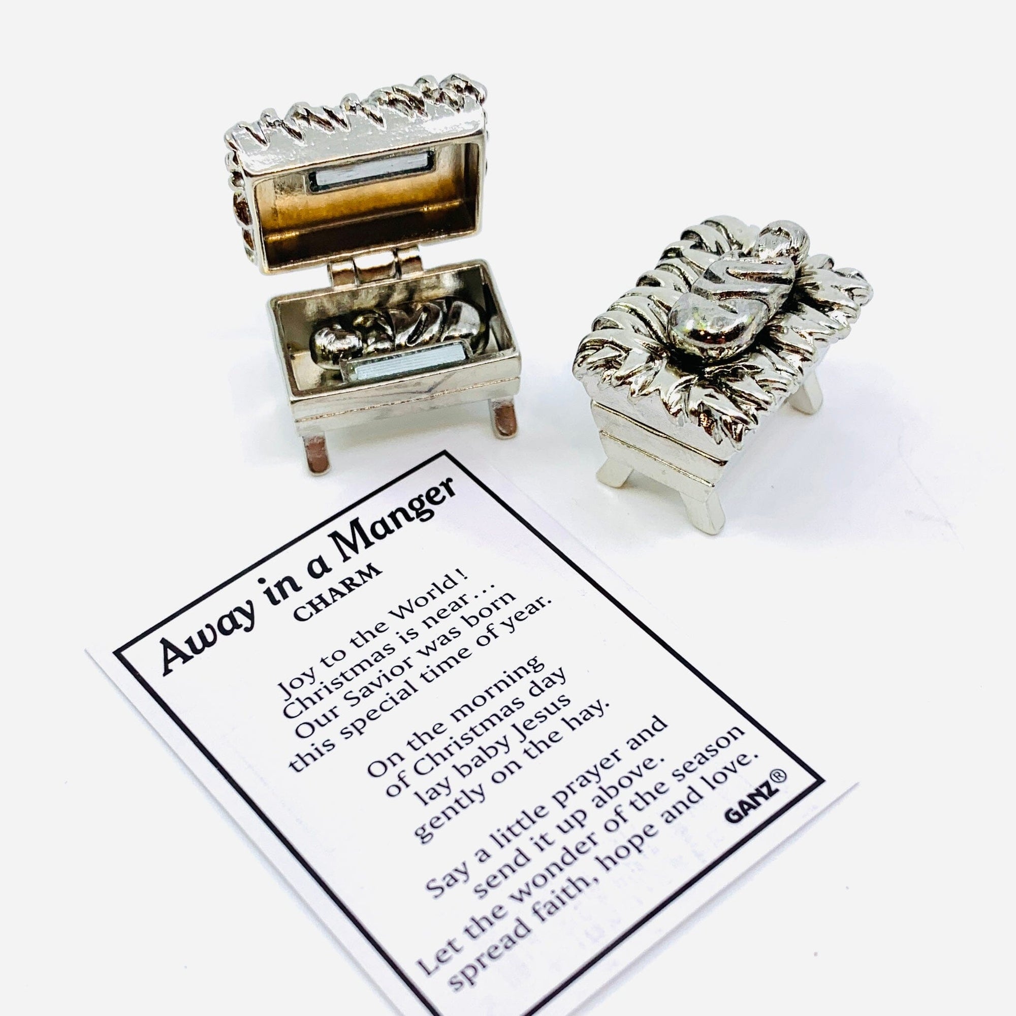 Away in a Manger Charm - PT 119 GANZ 