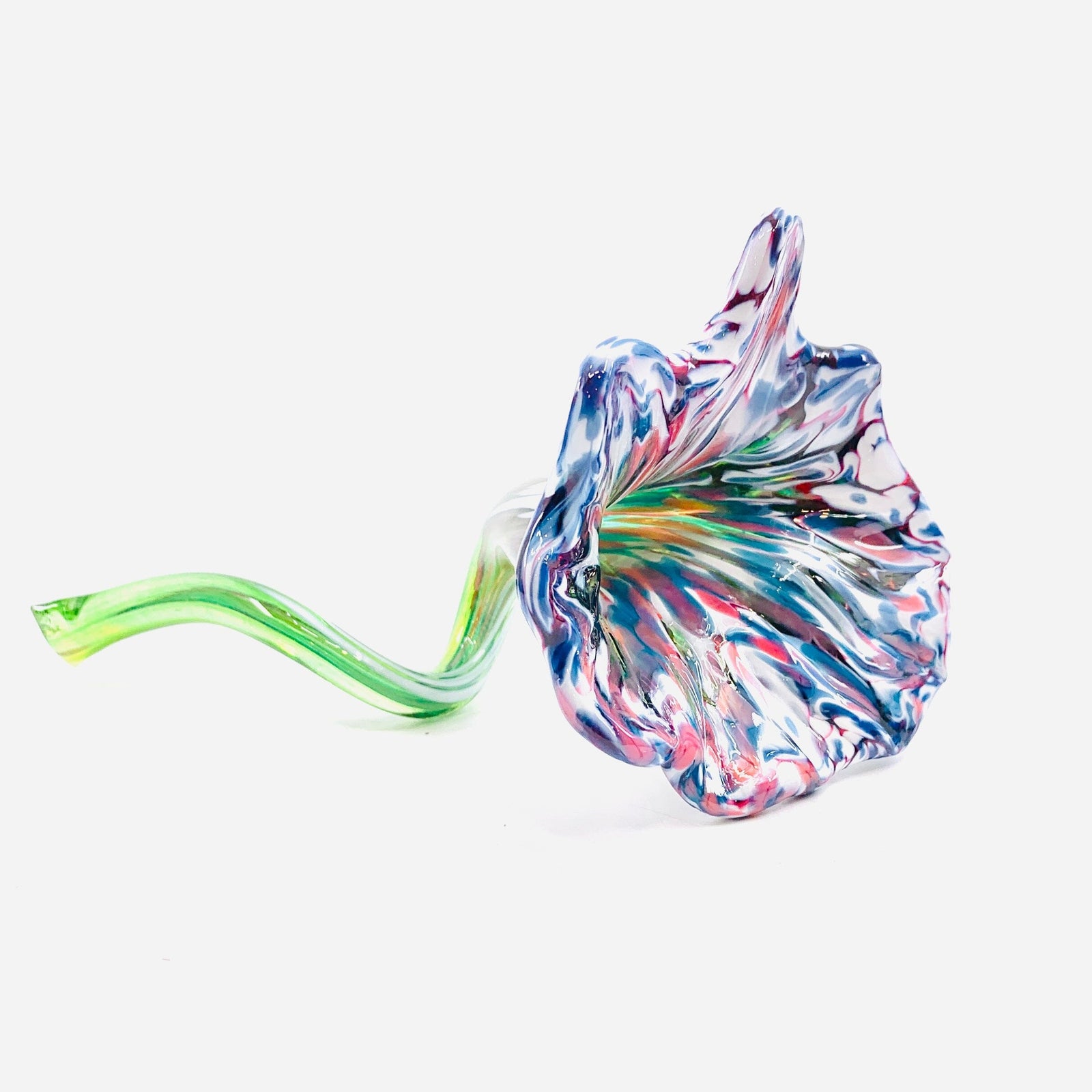 Pulled Glass Flower 87 Decor Luke Adams Glass Blowing Studio 