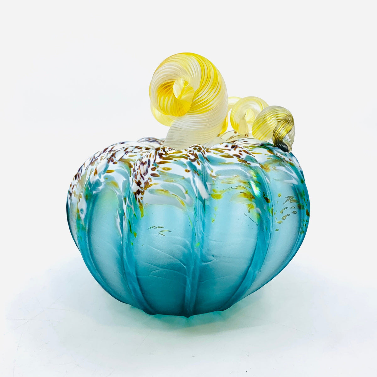 Daily Pumpkin 609 Coastal Matte Squat Gabby Luke Adams Glass Blowing Studio 