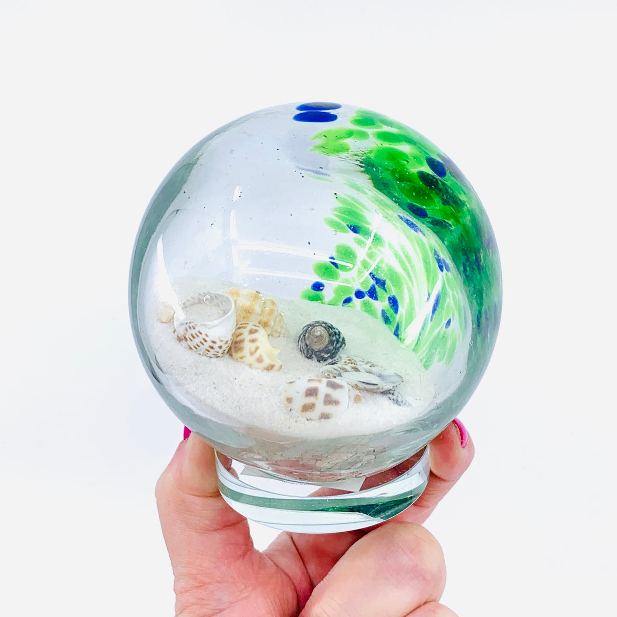 Sealife Glass Globe Paperweight
