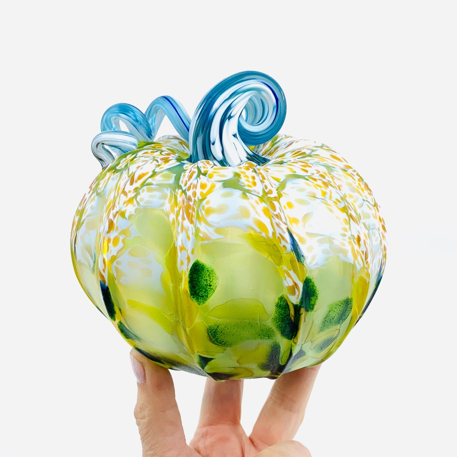 Daily Pumpkin 529 Coastal Matte Squat Gabby Luke Adams Glass Blowing Studio 