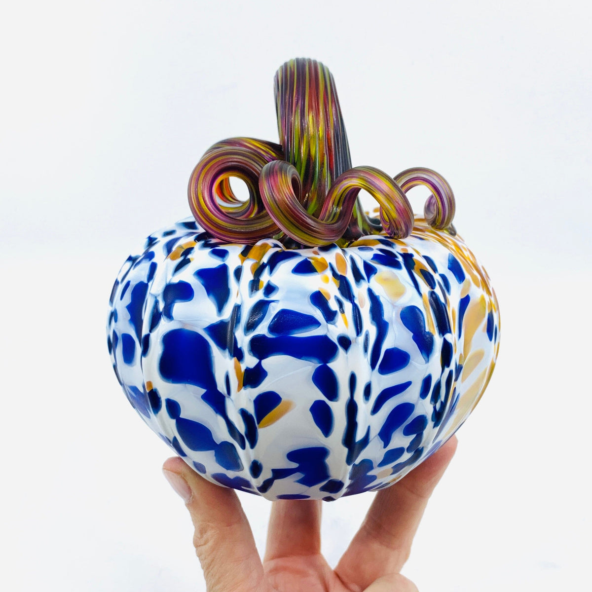 Daily Pumpkin 525 Coastal Matte Squat Gabby Luke Adams Glass Blowing Studio 