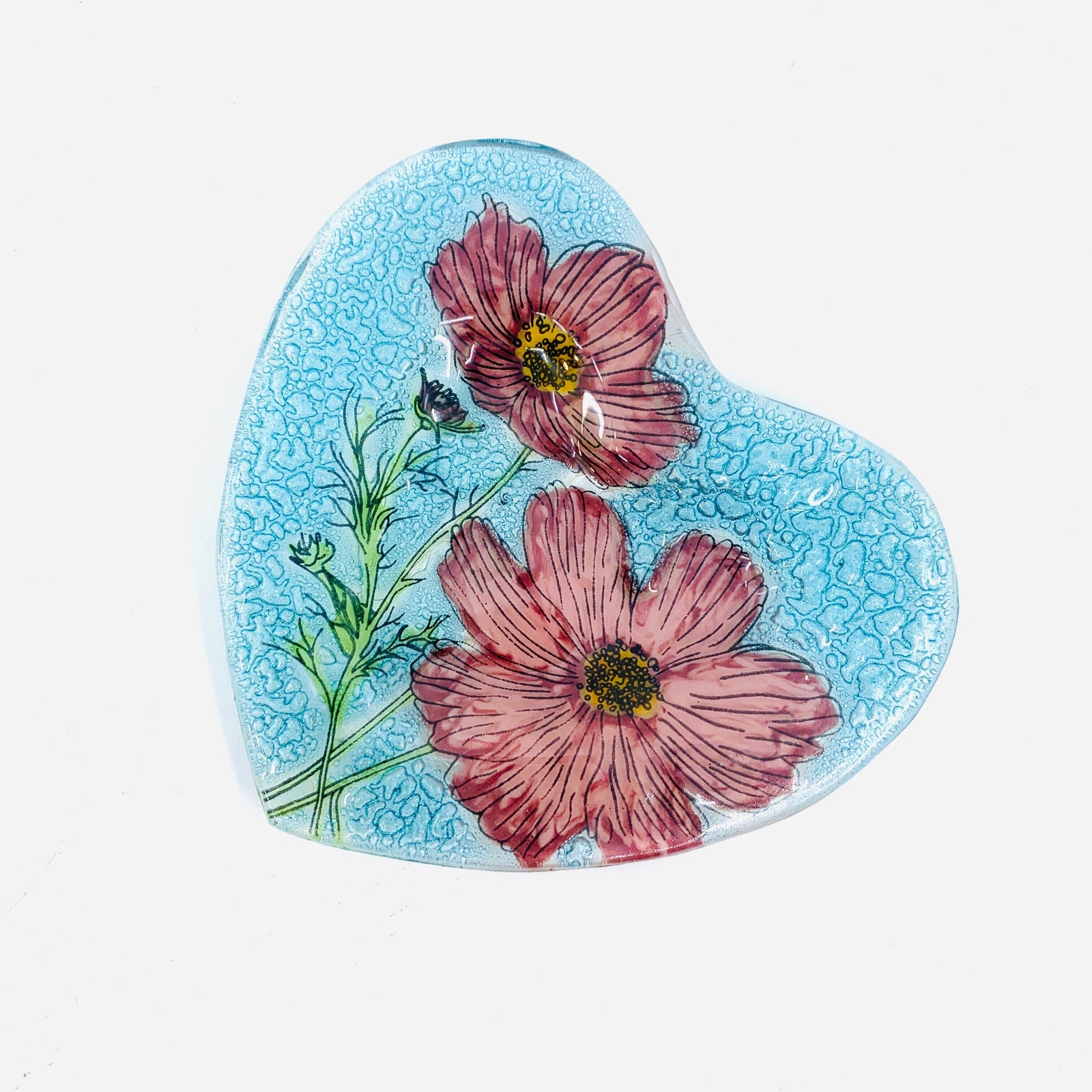 Fair Trade Heart Plate 12 - Casino Dishware Pam Peana 