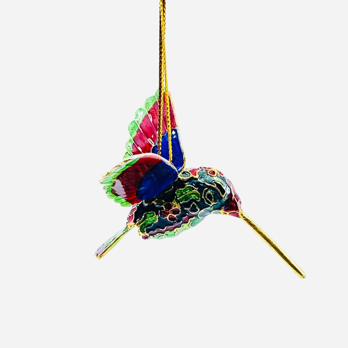 Enamel Hummingbird Ornament, 39 Ornament Kubla Craft 