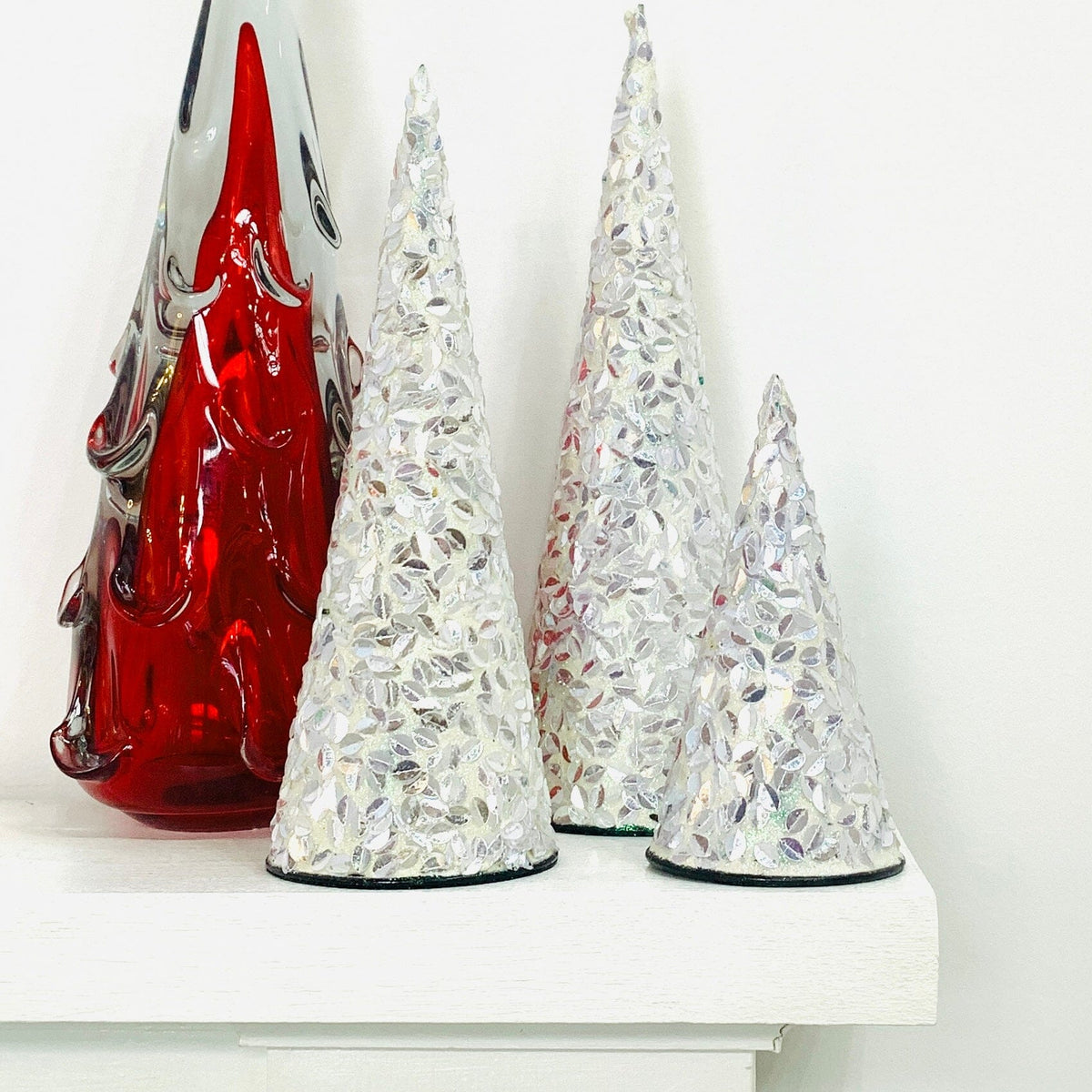 Beaded Holiday Trees Diamond Star 