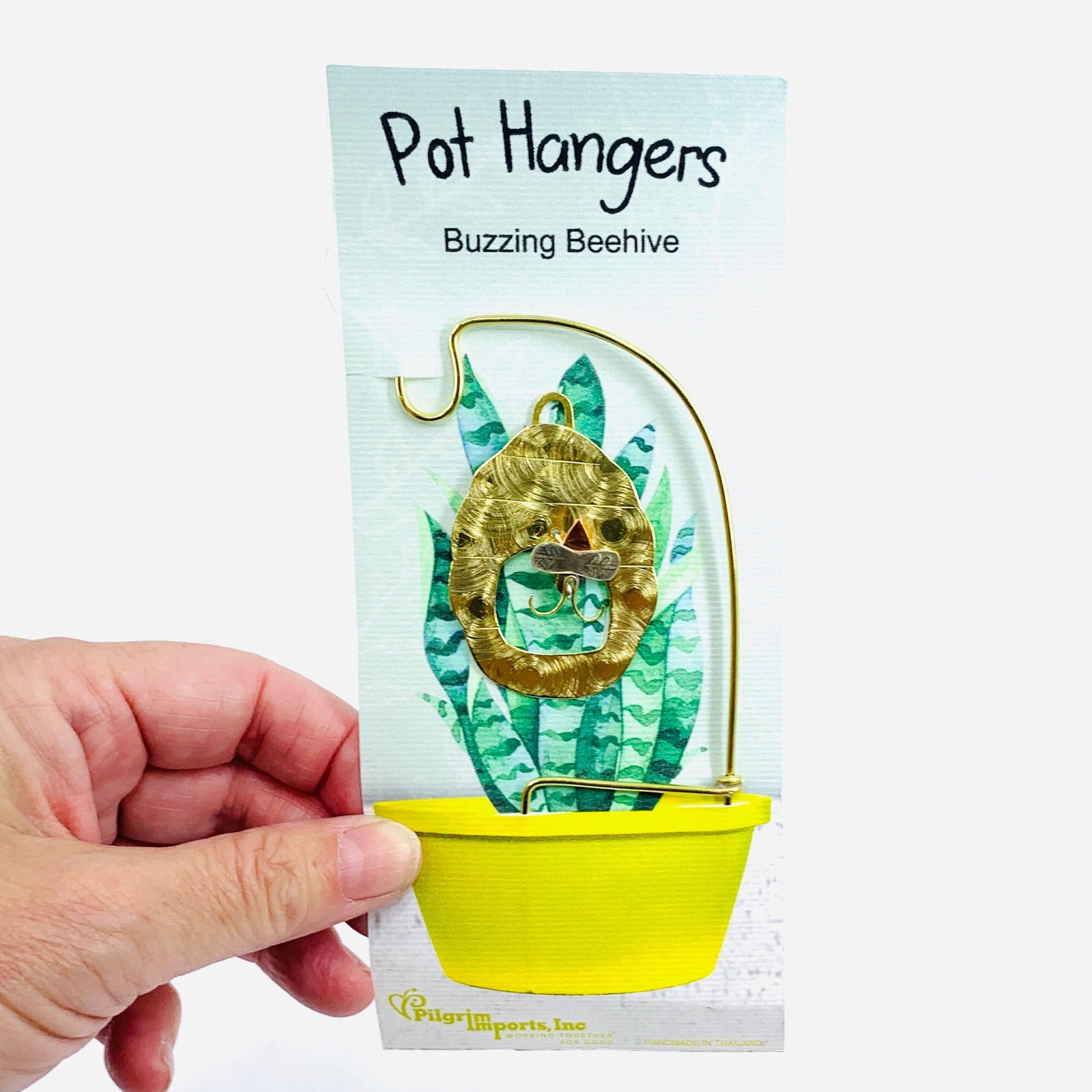 Plant Hangers 20, Buzzing Beehive Miniature Pilgrim Imports 
