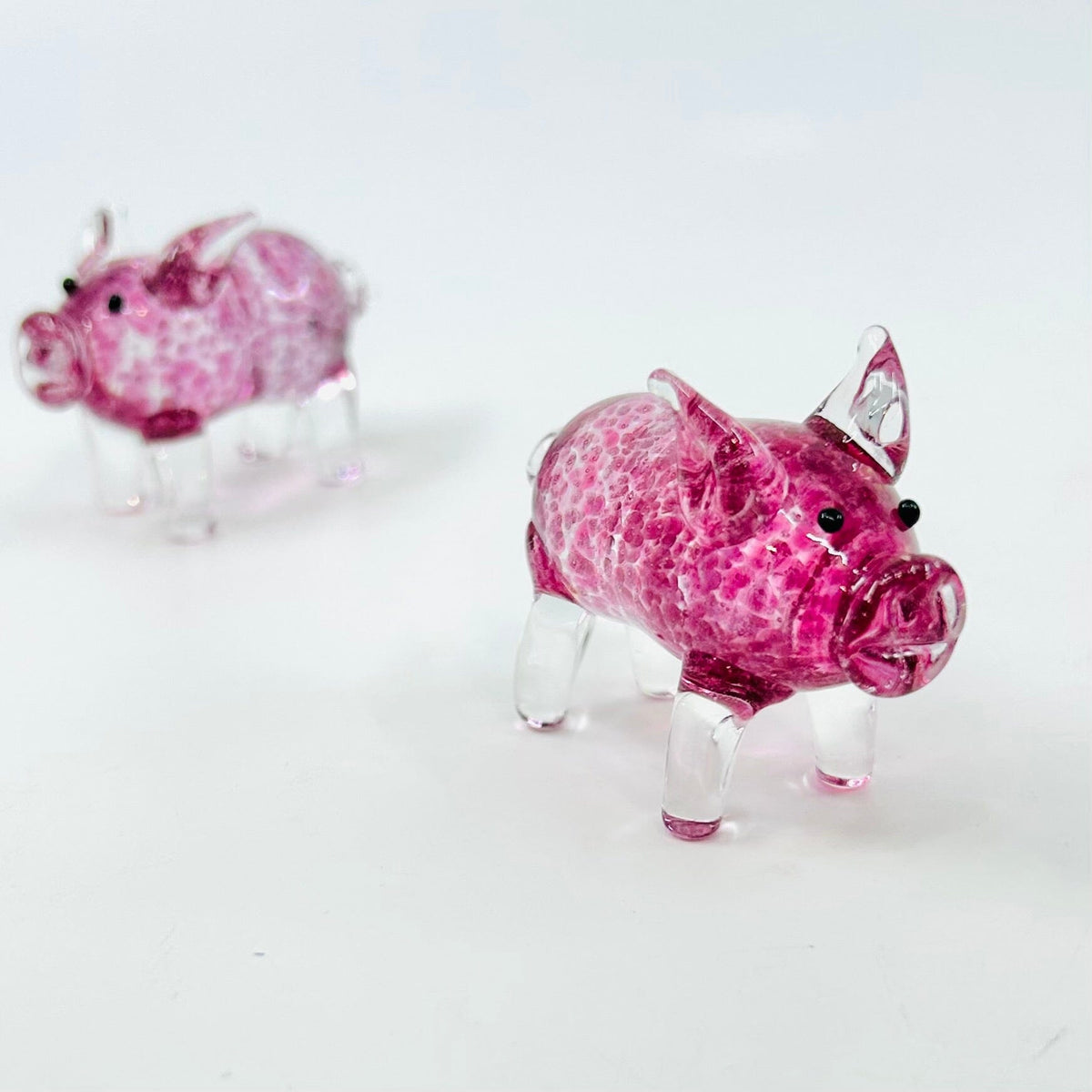 Glass Piggy Miniature - 