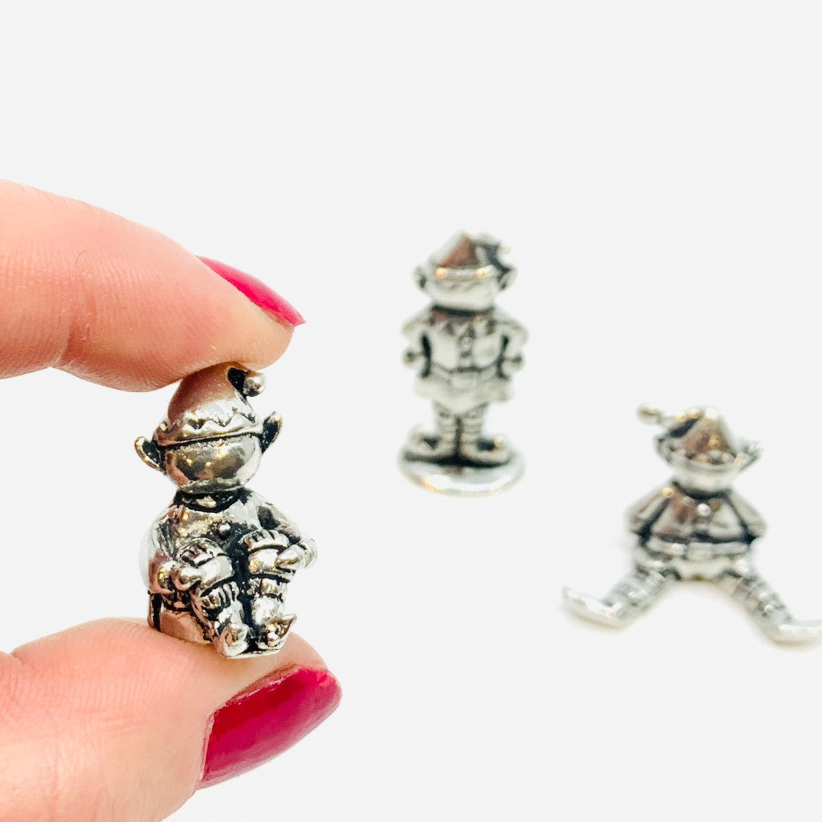 Miniature 3pc. Pewter Pocket Elves Set