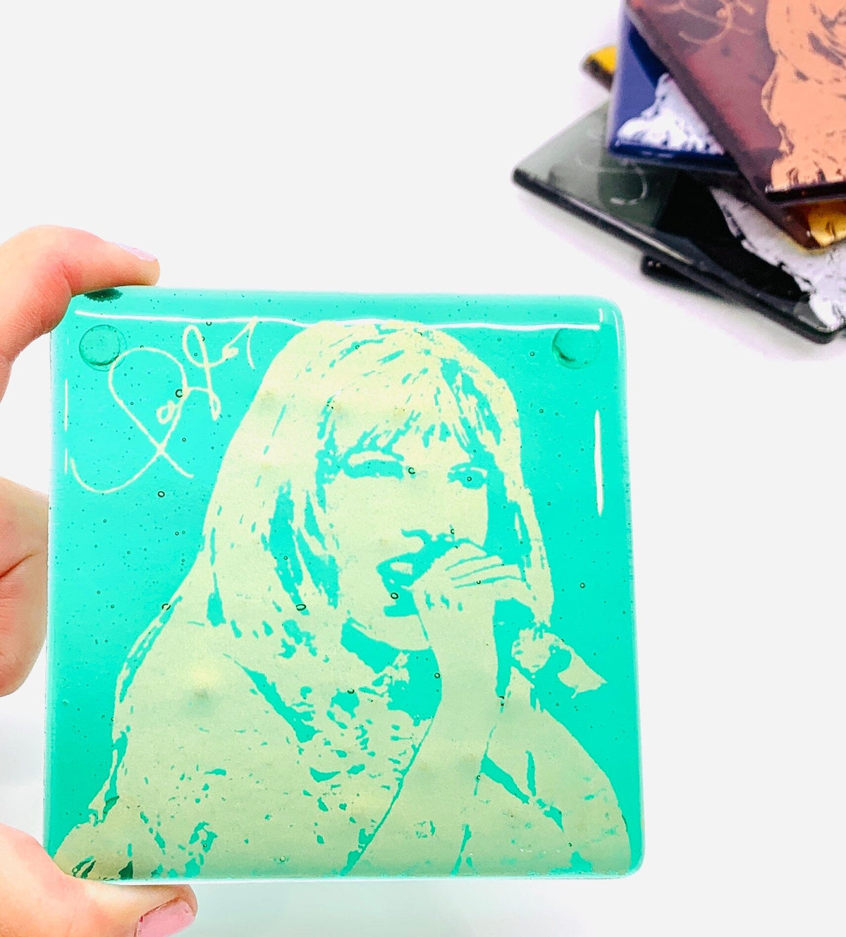 Taylor Made Swift Glass Coasters KiKu 
