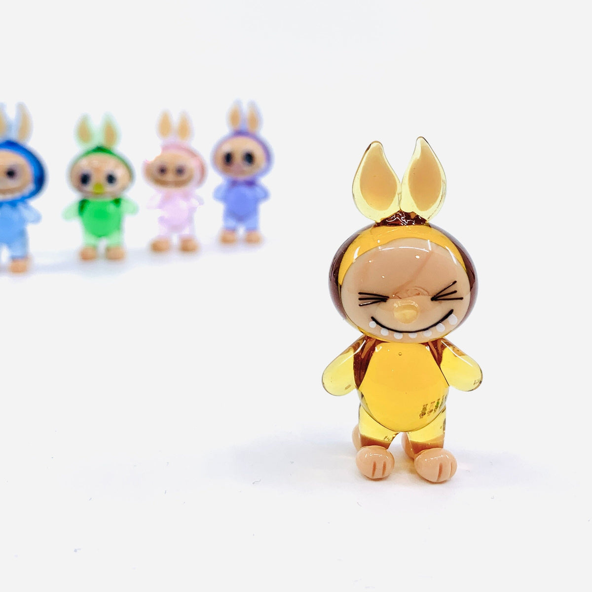 Glass Labubu Monsters, Brown Alex 