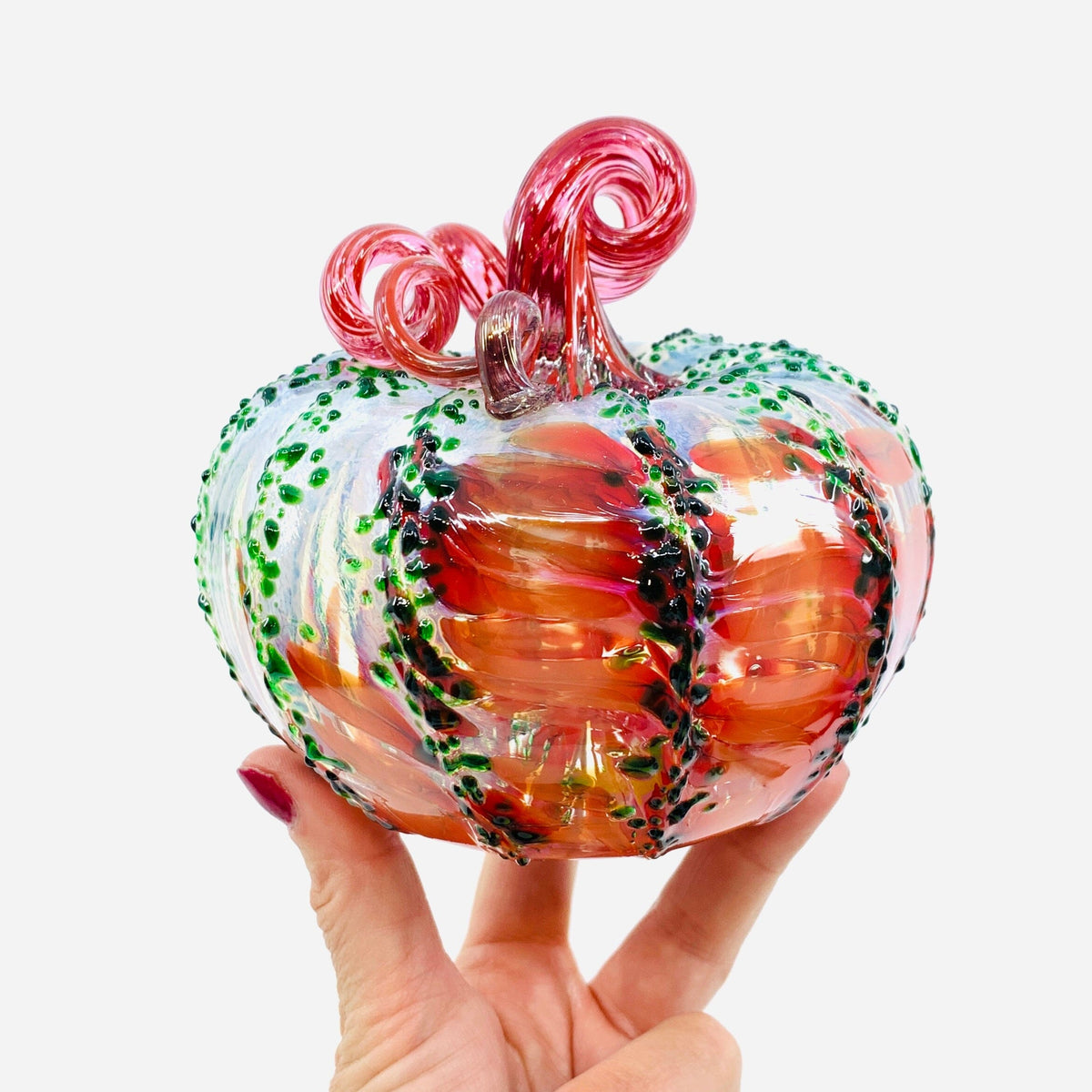 Daily Pumpkin 2098 Holiday Squat Gabby Luke Adams Glass Blowing Studio 