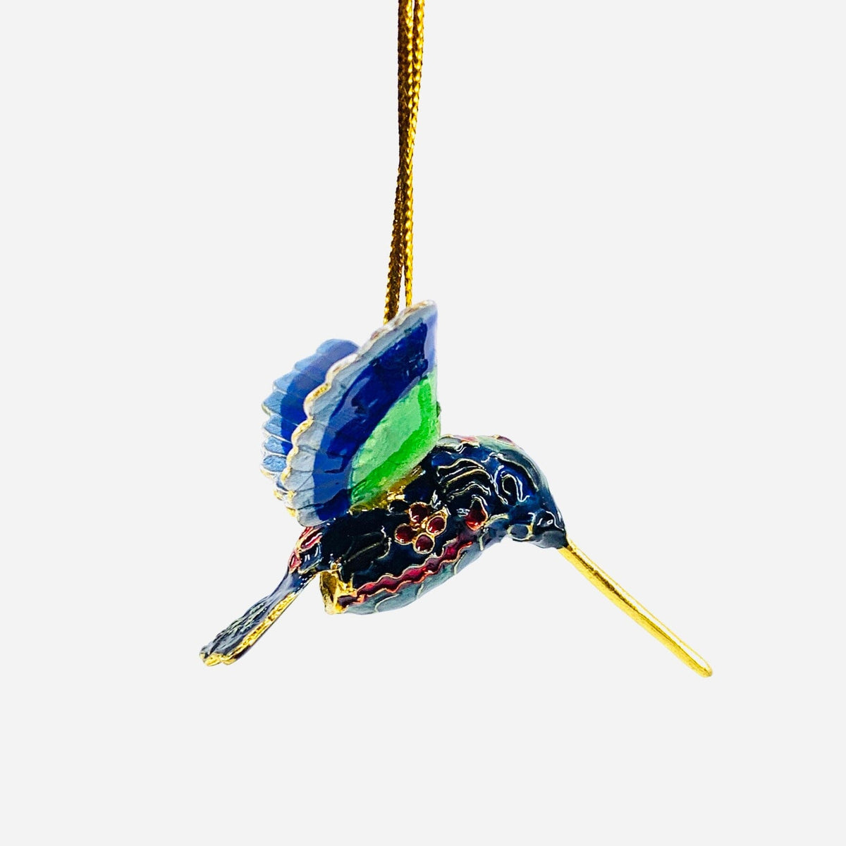Enamel Hummingbird Ornament, 37 Ornament Kubla Craft 