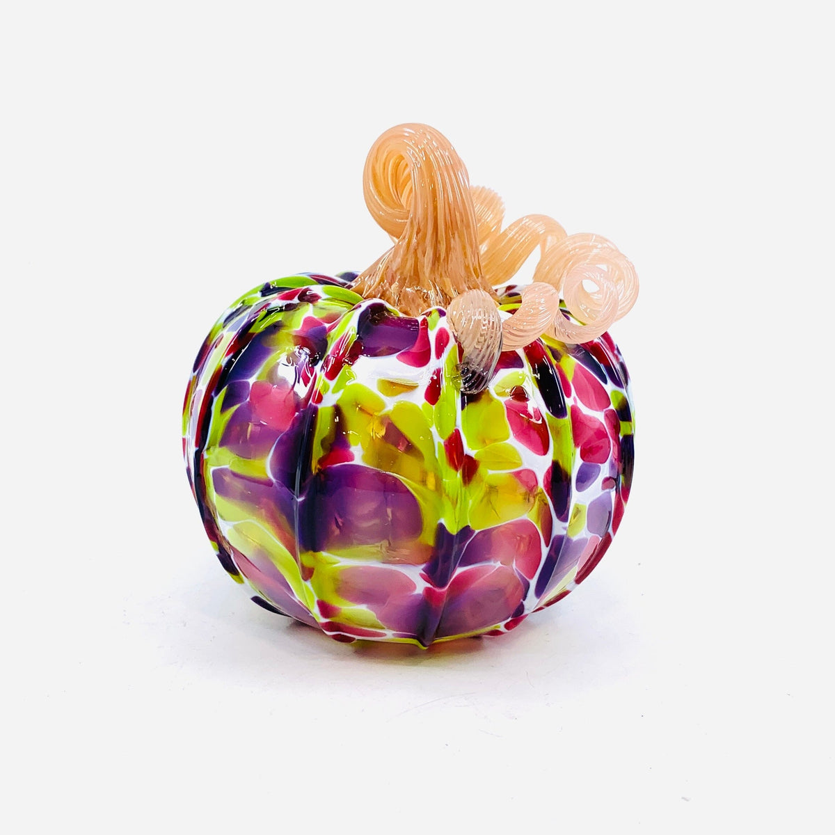 Daily Pumpkin 2482 Conversation Heart Jumbo Mini Gabby Luke Adams Glass Blowing Studio 