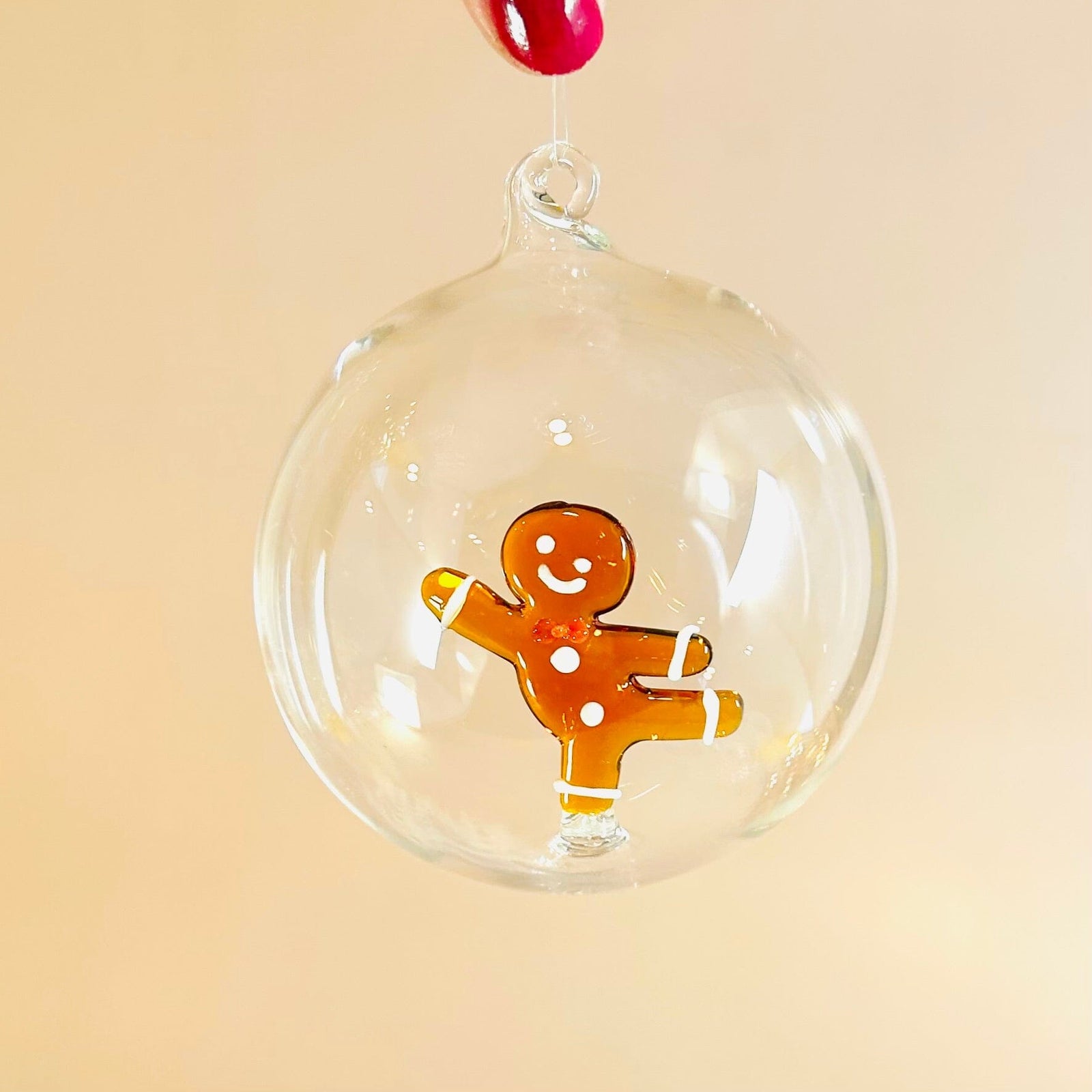 Glass Icon Ornament, Hello Gingerbread ICHENDORF 
