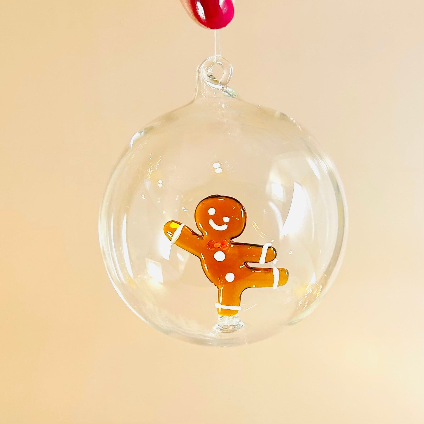 Glass Icon Ornament, Hello Gingerbread ICHENDORF 