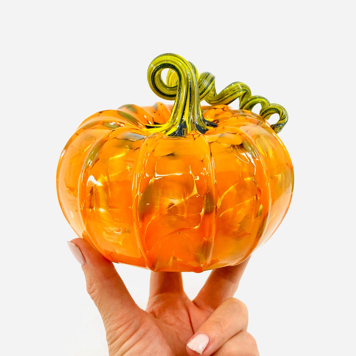 Daily Pumpkin 326 Fall Squat Daily Pumpkin Luke Adams Glass Blowing Studio 