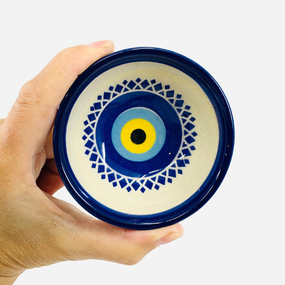 Handmade Turkish Evil Eye Bowl 2 Decor Natto USA 