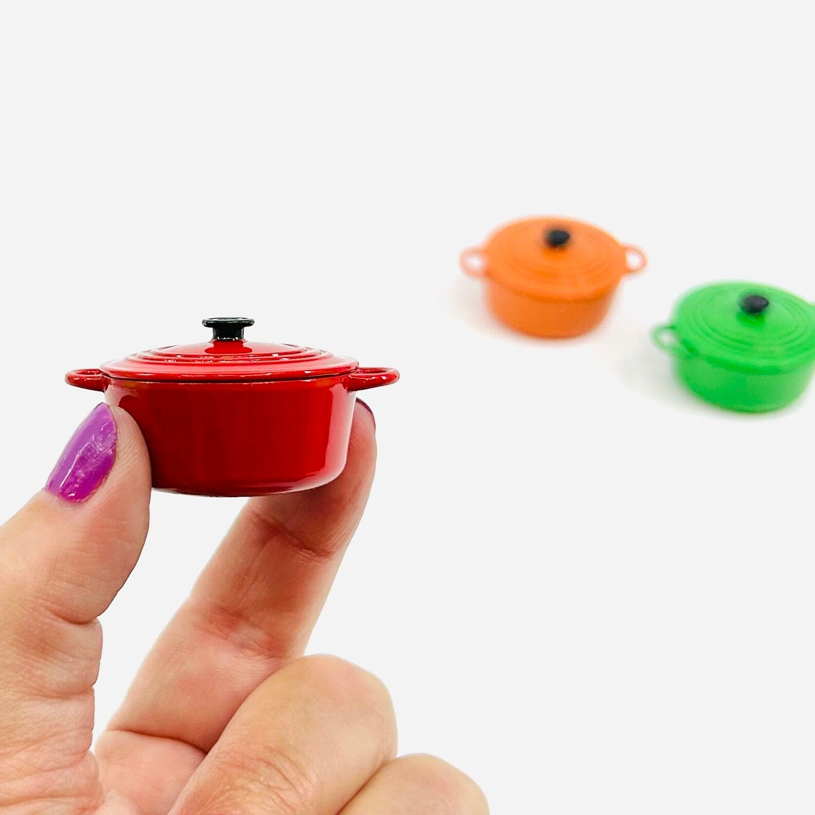 Miniature La Cruset, Red Miniature - 