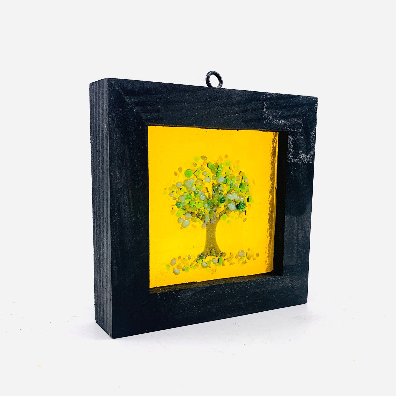 Fused Glass Tree of Life Shadow Box 4 Decor Glimmer Glass Gifts 
