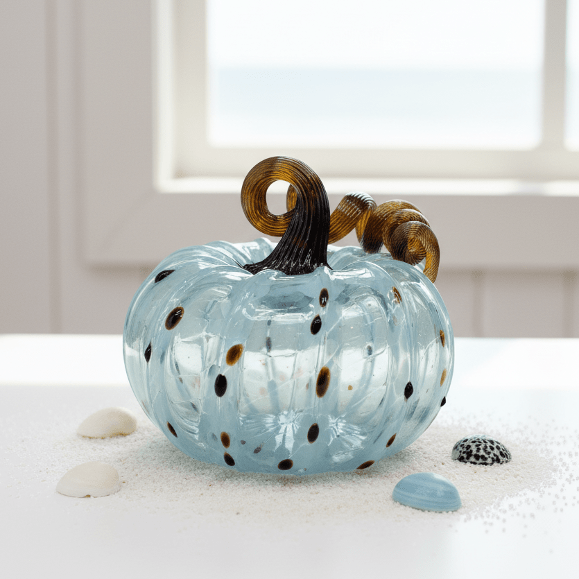Daily Pumpkin 2307 Squat Gabby Luke Adams Glass Blowing Studio 