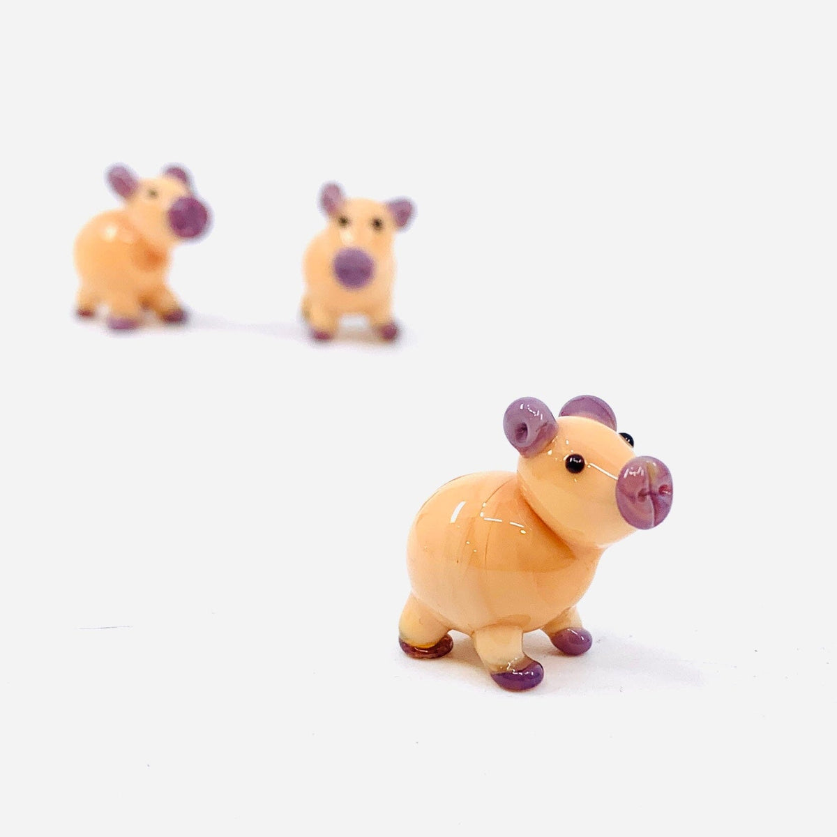 Glass Baby Capybara Miniature Alex 