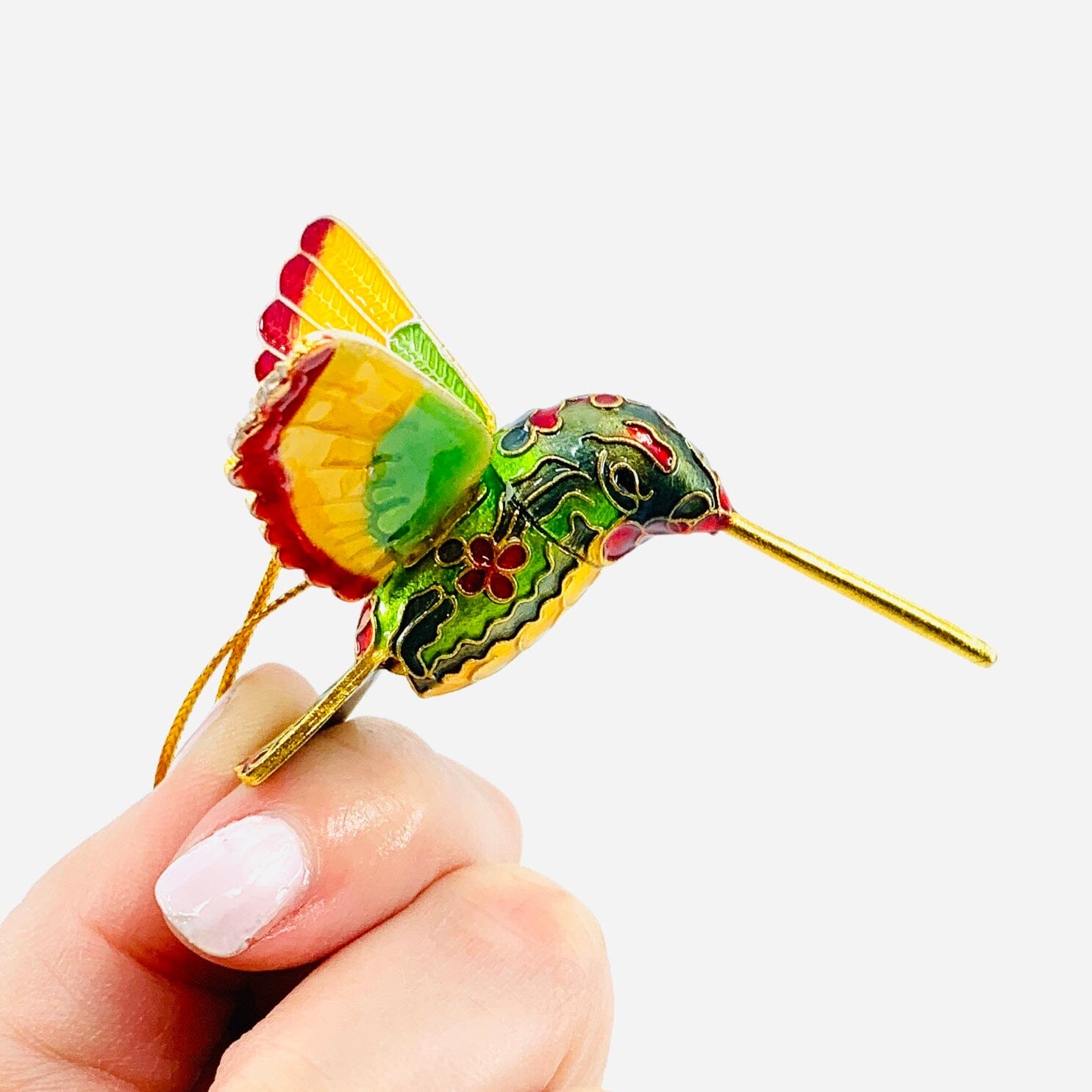 Enamel Hummingbird Ornament, 38 Ornament Kubla Craft 