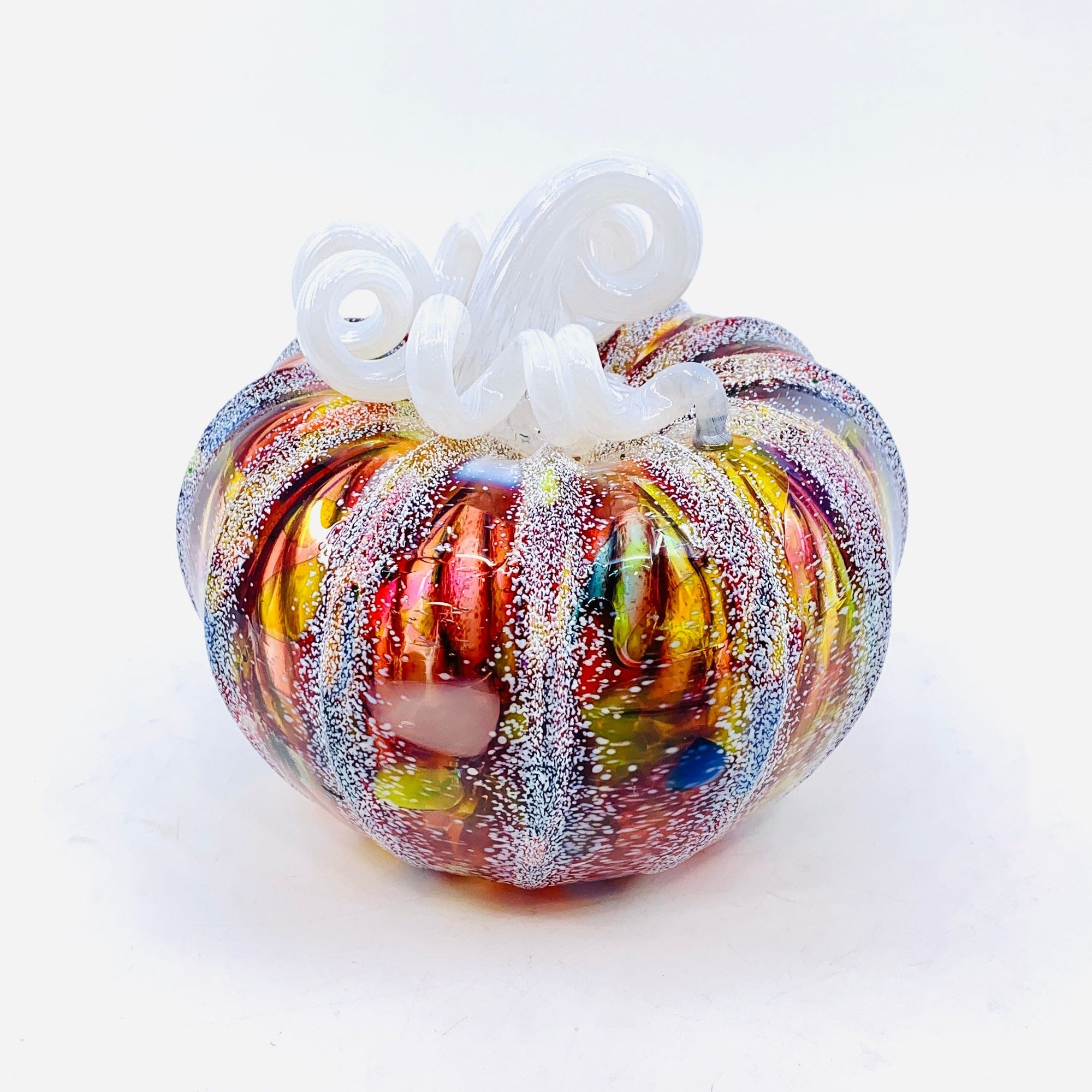 Daily Pumpkin 1739 Holiday Snowfall Squat Gabby Luke Adams Glass Blowing Studio 