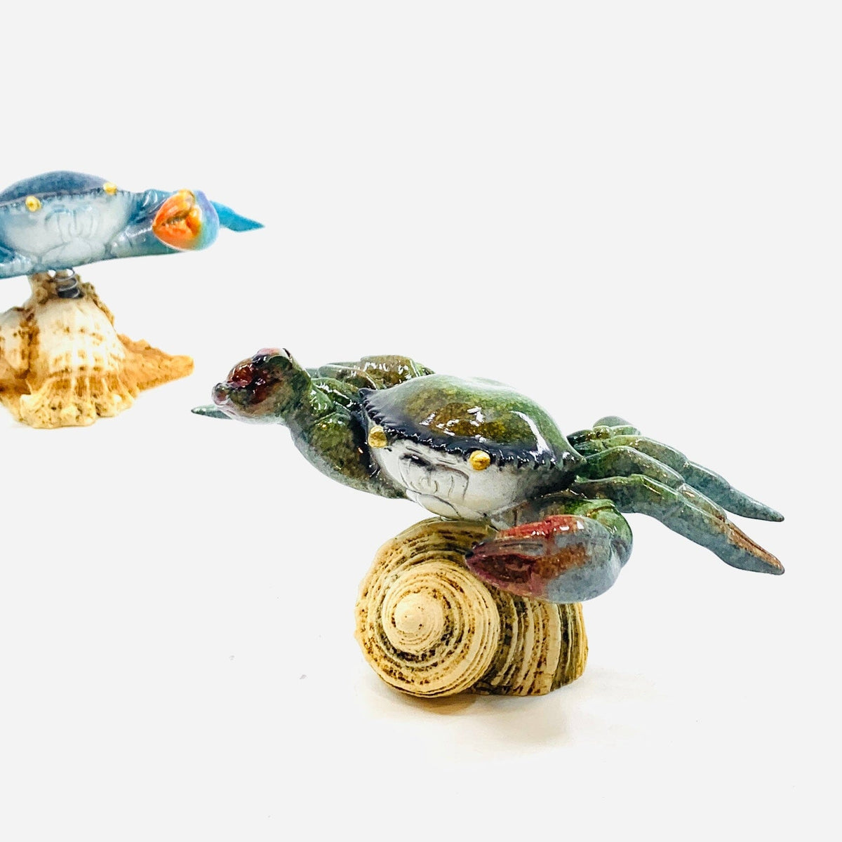 Sea Green Crab Bobble Head Décor Chesapeake Bay 