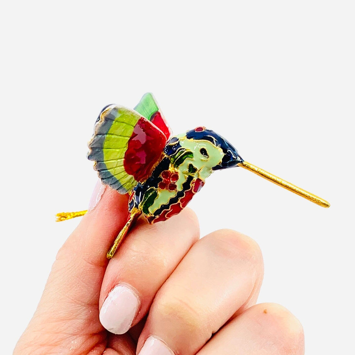 Enamel Hummingbird Ornament, 40 Ornament Kubla Craft 