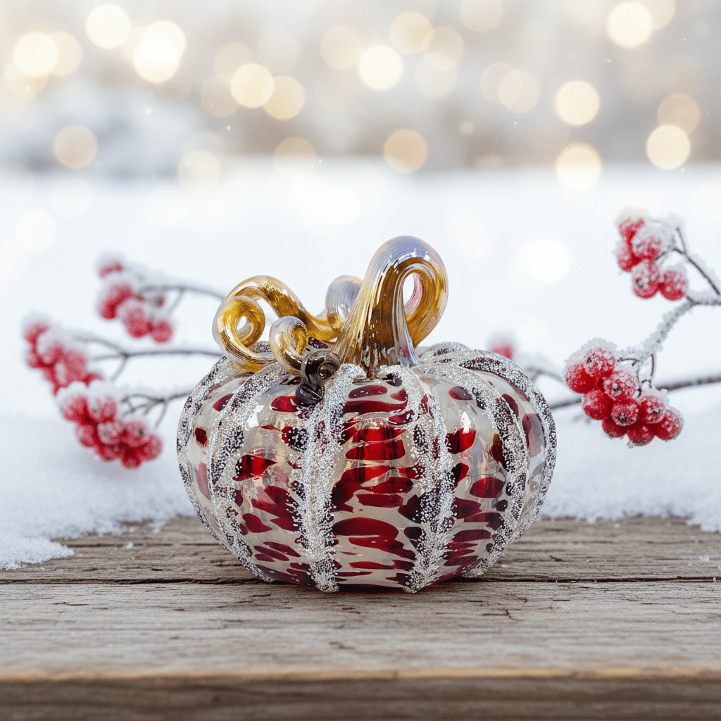 Sugared Snowberry Squat Inspo Luke Adams Glass Blowing Studio 