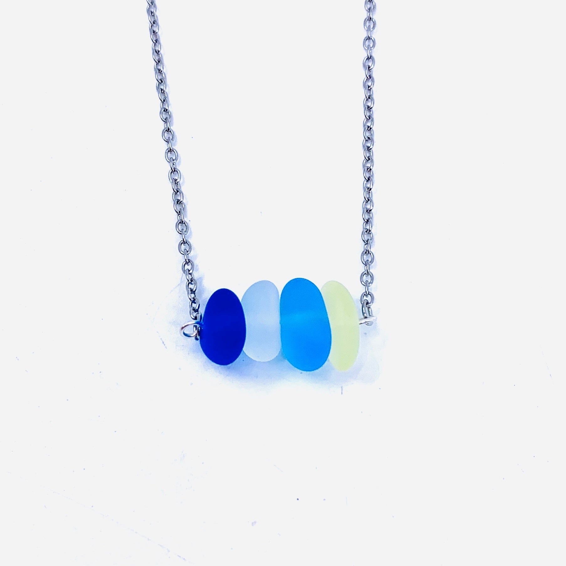 Sea Glass Necklace, Ocean - 