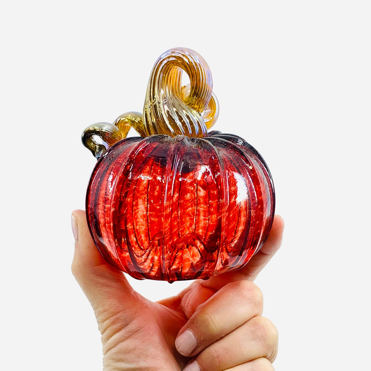 Daily Pumpkin 937 “Oops” Mini Gabby Luke Adams Glass Blowing Studio 