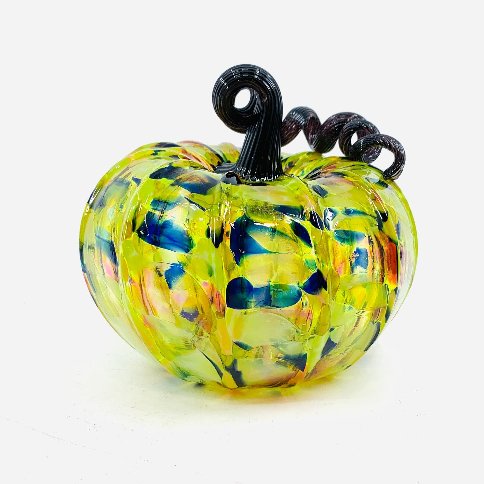 Daily Pumpkin 1241 Squat Daily Pumpkin Luke Adams Glass Blowing Studio 