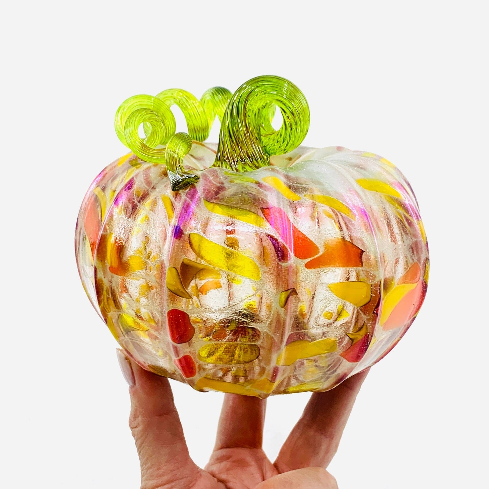 Daily Pumpkin 279 Fall Squat Daily Pumpkin Luke Adams Glass Blowing Studio 
